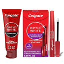 Colgate Optic White Overnight Teeth Whitening Pen and Whitening Toothpaste Kit, Includes 0.08 fl oz Teeth Whitener Pen with 21 Nightly Treatments Plus a 3.0 fl oz Enamel Safe Whitening Toothpaste by CozyNest Decor
