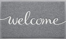 FireProof Outdoor Indoor Welcome Mat, Long-lasting Non-Slip and Easy to Clean Rectangular Entrance Mat, Grey (30 x 17.5) For High Traffic Areas by CozyNest Decor