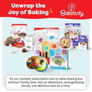 Baketivity Rainbow Bagel Kids Baking Kit - Baking Kits for Kids with Premeasured Ingredients, Step-By-Step Instructions, Video Guide, and STEM Lessons - Kids Cooking Kit for Ages 6-12+ by TinyTreasures Baby Boutique