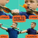 Toy Rocket Launcher for Kids: Outdoor Toys Slingshot Rocket Launchers - Best Gifts for Boys & Girls All Ages - Fun Stocking Stuffers for Kids & Teen Boy Gifts for 8 9 10 11 12 Year Old Boys Gift Idea by TinyTreasures Baby Boutique