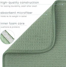 S&T INC. Dish Drying Mat XL, 18” x 24”, Absorbent Microfiber Kitchen Counter Mat, Dish Drying Pad for Dishes, Utensils, Pots and Pans, Extra Large, Sage Green by CozyNest Decor