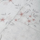 Pink Floral Pinch Pleated Linen Curtains - 2 Panels of Privacy Light-Filtering Printed Curtains Suitable for Dining Rooms and Farmhouses.52 Inches Wide by 92 Inches Long by CozyNest Decor