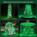 Led Net Lights Christmas Lights Outdoor Green Christmas Net Lighting with 121Led Mini Globe Lights 5ftx5ft, Outdoor Indoor Fairy Mesh Net Lights for Christmas Trees, Bushes, Shrubs Decorations by GreenHaven Gardens