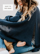 We are Amma | The Cocoon™ - Newborn Essentials Must Haves: Nursing Cover for Breast Feeding Essentials | Nursing Sweater Used as Breastfeeding Cover (Navy, One Size) by TinyTreasures Baby Boutique
