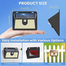 [6 Packs] Solar Motion Sensor Outdoor Lights, Super Bright Solar Lights Outdoor Waterproof, 3 Lighting Modes Security Wall Light for Outside Walking Dog Fence Backyard Deck Garden Door Step Garage by GreenHaven Gardens