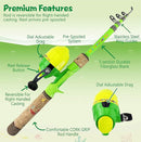 Kids Fishing Pole Set, Kids Fishing Rod and Reel Combo and Fishing Net Tackle Box with Fishing Lures Hooks and Bag for Boy, Girl, Youth, Beginner, Over 3 Years Old by TinyTreasures Baby Boutique