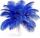 THARAHT Blue Ostrich Feathers 12pcs Natural Bulk 10-12Inch 25cm-30cm for Crafts Wedding Party Centerpieces Easter Gatsbi and Home Decoration Feathers by CozyNest Decor