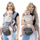 Baby Carrier Pro, MOMTORY Safety-Certified 6-in-1 Ultra Storage Baby Carrier Newborn to Toddler, Detachable Baby Holder Carrier with Hip Seat, Ergonomic Cozy Baby Front and Back Carrier for 7-50lbs by TinyTreasures Baby Boutique