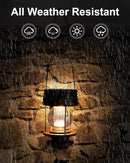 4 Pack Hanging Solar Lanterns Waterproof Lights Powered Led Decorative Landscape Light Table Lamp with Design for Patio, Garden, Yard, and Pathway Decor, Warm by GreenHaven Gardens