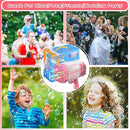Bubble Machine Gun, 69 Holes Bubble Gun with Lights, Pink Outdoor Summer Beach Kids Bubbles Toys Birthday Wedding Party Halloween Fun for Girls Boys by TinyTreasures Baby Boutique