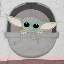 Lambs & Ivy Star Wars The Child Baby Yoda Nursery 3-Piece Baby Crib Bedding Set by TinyTreasures Baby Boutique