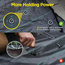 Landscape Fabric Pins, Thickened 8 Gauge Circle Top Landscape Pins, Not Easy to Bend 6 inch Galvanized Landscape Fabric Stakes, More Holding Power Than U-Shape Garden Staples (240) by CozyNest Decor