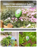 RAINPOINT Soil Moisture Meter for Plants - Accurate Plant Water Meter for Houseplants and Outdoor Plants,Gardening,Farming,No Batteries Needed(Green) by GreenHaven Gardens