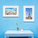 VCK 12x18 Inch Solid Wood Poster Frames with Wall Mounting Hanging Picture Frame Set of 3 White by CozyNest Decor