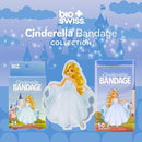 BioSwiss Bandages, Princess Cinderella Shaped Self Adhesive Bandage, Latex Free Sterile Wound Care, Fun First Aid Kit Supplies for Kids and Adults, 24 Count by TinyTreasures Baby Boutique