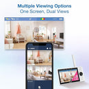 VTech 2-Cameras Smart WiFi Baby Monitor with 1080p FHD Camera and 5" HD IPS Screen, Free App with Motion Video, Sound/Motion Detection and Notifications, Split-Screen, Pan-Tilt-Zoom: VM901-2HD by TinyTreasures Baby Boutique