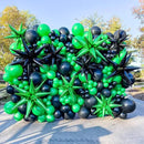130pcs Green Balloons Different Sizes 18" 12" 10" 5" Party Latex Balloons for Birthday Dinosaur Baby Shower St. Patrick's Day Summer Jungle Forest Safari Party Decorations by CozyNest Decor