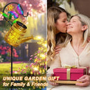 Solar Watering Can Lights Outdoor Garden Decor, Large Butterfly Hanging Lantern with Shepherd Hook, Waterproof Garden Lights for Outdoor Landscape Pathway Yard, Gift for Mom Grandma by GreenHaven Gardens