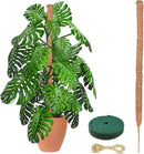 EcoNour Moss Pole for Plants – 48 inches | Monstera Plant Support for Plant Climbing and Growth | Elevate Your Indoor Garden, Plant Support for Indoor Potted Plants to Grow Upwards by GreenHaven Gardens