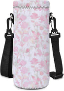 AUPET Water Bottle Bag Carrier,24oz/32oz Insulated Neoprene bottle Sling Holder Case Pouch Cover for 1000ML/750ML Bottles with Shoulder Strap for walking by TinyTreasures Baby Boutique