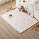 Stylish Coral Baby Play Mat for Floor 47" x 67" Safari Animals – Soft 1" Thick High-Density Memory Foam Nursery Rug,Kids Rug with Non-Slip Backing for Crawling & Playing, Playroom Rug, Kids Carpet by TinyTreasures Baby Boutique