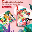 hahaland Baby Books 0-6 Months,Infant Tummy Time Toy High Contrast Sensory Toys 6 to 12 Months Touch Feel Book Baby Gifts for Boy Girl 0-3 Month Book Early Learning Toy (Single Book) by TinyTreasures Baby Boutique