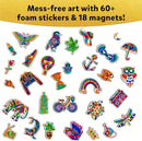 Skillmatics Foil Fun - Pretty Patterns, 18 DIY Magnets Mess-Free Art, Colorful Creative Party Activity, Craft Kits, 60+ Foam Stickers, Gifts for Kids, Teens, Adults, Families by TinyTreasures Baby Boutique