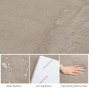 Baby Play Mat for Floor,1.3" Thick Elasti-Foam 50"×50" Playpen Mat for Tummy Time,Water Repellent Soft Coral Velvet for Toddler,Infant,Kids,Non-Slip Backing Safe for Crawling(Beige) by TinyTreasures Baby Boutique