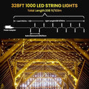 338Ft LED Christmas Lights Outdoor - 1000 String Lights With 8 Modes, Timer, Waterproof Fairy Twinkle for Party, Garden, Wedding, Holiday, Xmas Tree Decorations (Warm White) by GreenHaven Gardens