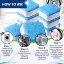 True Fresh Washing Machine Cleaner Tablets – 25-Pack Deep Cleaning for Front Loader, Top Load & HE Washers – Helps Remove Odor-Causing Residues, Pet Hair & Hard Water Buildup – Septic Safe by CozyNest Decor