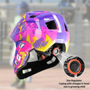 Kids Bike Helmet with Chin Guard, Adjustable Detachable Children’s Full Face Helmet for Girls and Boys, Cycling Helmets Skateboard, Scooter by TinyTreasures Baby Boutique