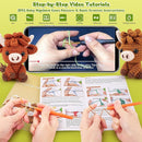 Highland Cow Crochet Kit for Beginners - 2PCS Animals Crochet Kit with Step-by-Step Video Tutorials, Highland Cows Crocheting Kit, Crochet Starter Kit for Kids and Adults, Stuffed Animal Knitting Kit by TinyTreasures Baby Boutique