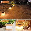 2 Pack Solar Rock Lights Outdoor - Solar Garden Decor Landscape Pathway Lights Waterproof with Warm LED Lights for Table Patio Yard Garden Walkway Decor(Brown) by GreenHaven Gardens