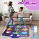 Dance Mat Toys for 3-12 Year Old Girls Boys, Dance Pad with Light Up 8-Buttons & Bluetooth, Music Dance Game with 7 Game Modes, Christmas Birthday Gifts for 3 4 5 6 7 8 9 10+ Year Old Girls Boys by TinyTreasures Baby Boutique