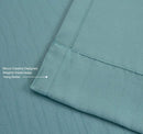 MIUCO Blackout Curtains Room Darkening Curtains Textured Grommet Curtains for Window Treatment 2 Panels 52x63 Inch Long Teal by TinyTreasures Baby Boutique