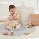 Freniland Wooden Montessori Toys, 5-Piece Wooden Baby Toys, Koala Wooden Baby Rattle, Fox Stacking Ring Baby Toys, Little Fox Wooden Baby Push and Pull Toys,Newborn Baby Gift Sets for Boys and Girls by TinyTreasures Baby Boutique