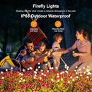 ASMAD Solar Garden Lights (2-Pack, 16 LEDs), Decorative Swaying Lights with Firefly Effect for Patio, Pathway & Outdoor Decor by GreenHaven Gardens