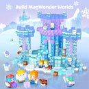 GobiDex 100PCS Magnetic Blocks Magnet Building Toys, Princess Castle Toys for Girls, Upgraded STEM Sensory Birthday Gift for Kids Age 3+ Years Old by TinyTreasures Baby Boutique