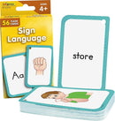 Teacher Created Resources Sign Language Flash Cards (EP62076), White Medium by TinyTreasures Baby Boutique