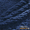 WESHIONGOO Chunky Knit Blanket Throw 50"×60" Knitted Throw Blankets for Couch Bed Fluffy Soft Blanket with Jumbo Chenille Yarn Thick 100% Handmade (Navy Blue) by CozyNest Decor