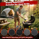 Grill Brush, Full Clean with One Set- Goldusk 19" Safe Replaceable Stainless Steel Grill Brush + Scraper + Bristle Free Steam Grill Brush for Outdoor Grill Accessories BBQ Brush Barbecue Gifts for Men by GreenHaven Gardens