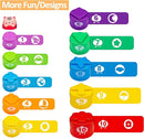 MOONTOY Stacking Cups Baby Toys 6 10 12 18 Months, Montessori Toys for 1 Year Old Toddler Learning Toy with Numbers Shapes Patterns, Baby Bath Toy 6-12 Months, Gifts for 1 2 3 Year Old Boys Girls by TinyTreasures Baby Boutique