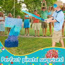 Sratte Number 1 2 3 4 5 6 7 8 9 Piñata with Stick Blindfold Confetti, Gradient Blue Piñata for Kids Boys Girls Birthday Party Anniversary Decorations Supplies(Number 7) by TinyTreasures Baby Boutique