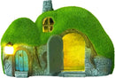 Garden Statues Outdoor Decor - Fairy House with Waterproof Solar Lights Resin Figurines for Yard Lawn Porch Outside Ornament or Garden Gift by GreenHaven Gardens