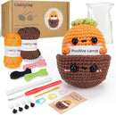 WaldyWop Beginner Crochet Kit for Kids: Easy Crocheting Starter Kits for Girls - Learn to Crochet Set w/Step-by-Step Video - Complete Knitting Kit, Easy Crochet Yarn, Birthday Gifts for Women by TinyTreasures Baby Boutique