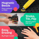 Magnetic Drawing Board for Toddlers & Kids - Toddler Doodle & Sketch Toys, Includes Magnet Stylus Pen and Beads for Girls & Boys, Travel & Car Ride Activities by TinyTreasures Baby Boutique