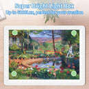 TOHETO A3 Light Board for Diamond Painting, Super Bright Magnetic Light Pad with Side Buttons, Lightbox for Tracing and Drawing, Corded Light Table for Sketching, Animation, Weeding Vinyl (White) by TinyTreasures Baby Boutique