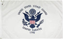 FlagSource U.S. Coast Guard Nylon Military Flag, Made in The USA, 2x3' by GreenHaven Gardens