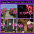 Neporal Garden Solar Lights Outdoor Waterproof IP65, 2PK Phalaenopsis Solar Flowers Solar Garden Lights Waterproof for Patio Decor, Yard Decor,Gardening Gifts for Women by GreenHaven Gardens