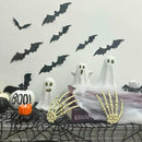 3 Pack Halloween Ceramic Ghost Decor, Light Up Ghost Halloween Decor, Cute Ghost Figurines for Table Tray Fireplace Home Indoor Decoration by CozyNest Decor